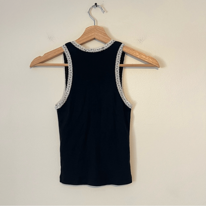 DAYDREAMER My Cherry Amour Lace Cami Babydoll Graphic Tank Top NEW Size XS