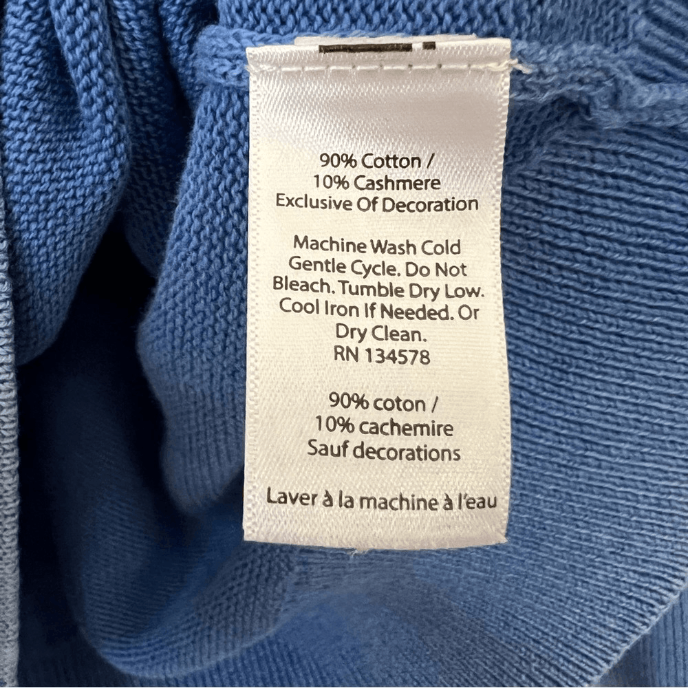 Vineyard Vines Cashmere Blend V-neck Sweater Size Large