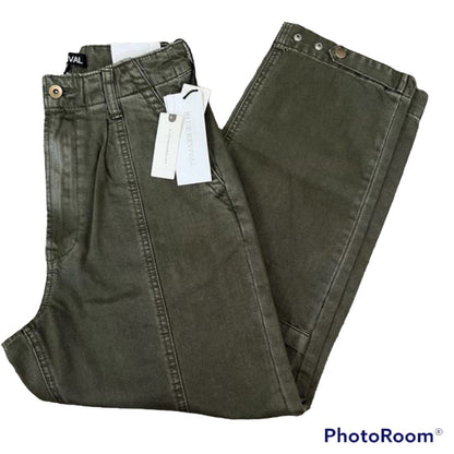 Anthropologie Blue Revival Utility Pants NEW Size 26