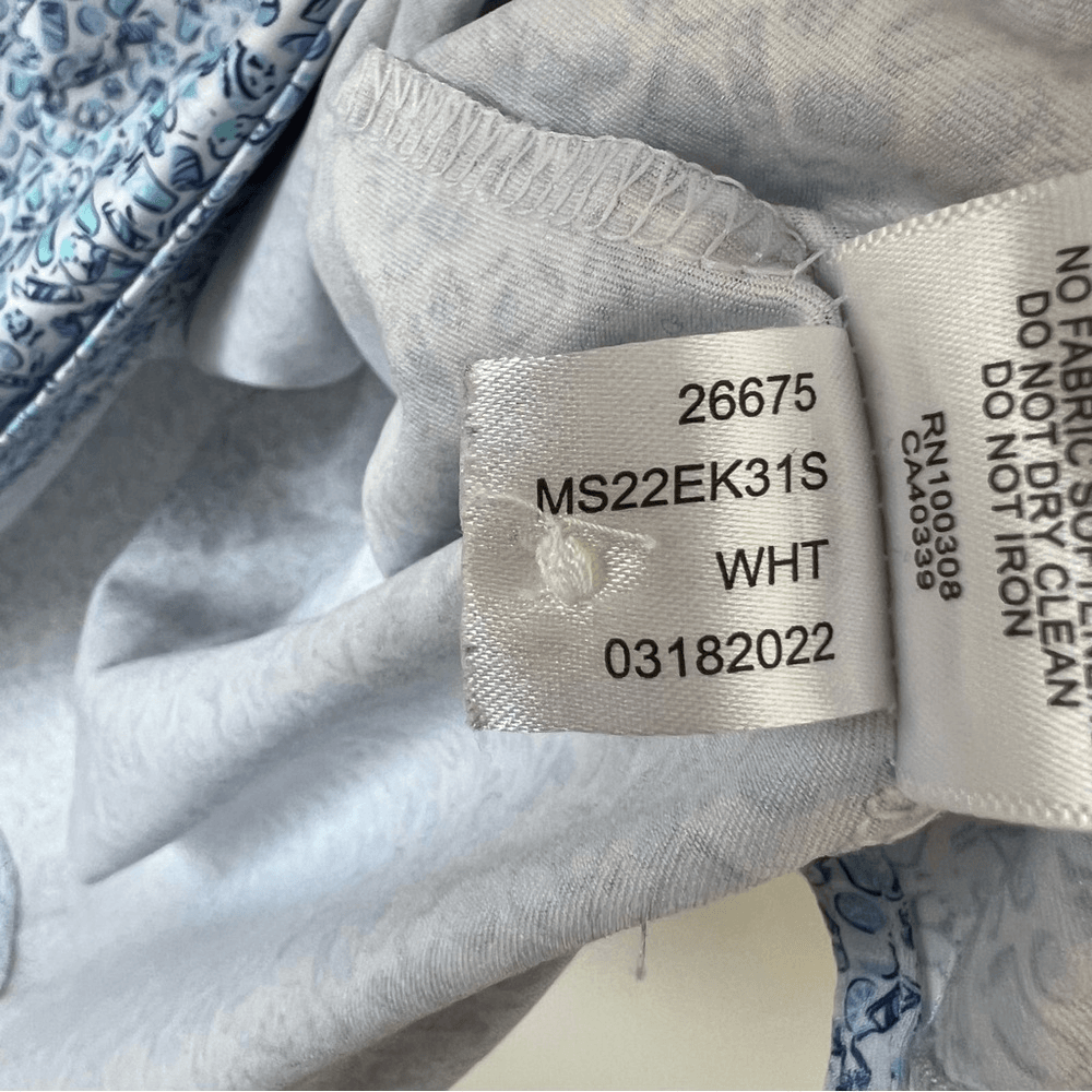 Peter Millar Dazed & Transfused Printed Tech Jersey Golf Polo Shirt Size XXL