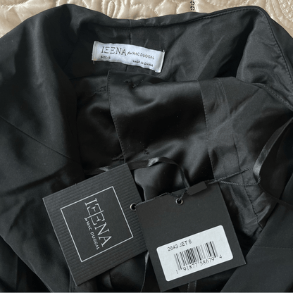 Mac Duggal Black Tuxedo Halter Jumpsuit NEW Size 6 Formal Elegant