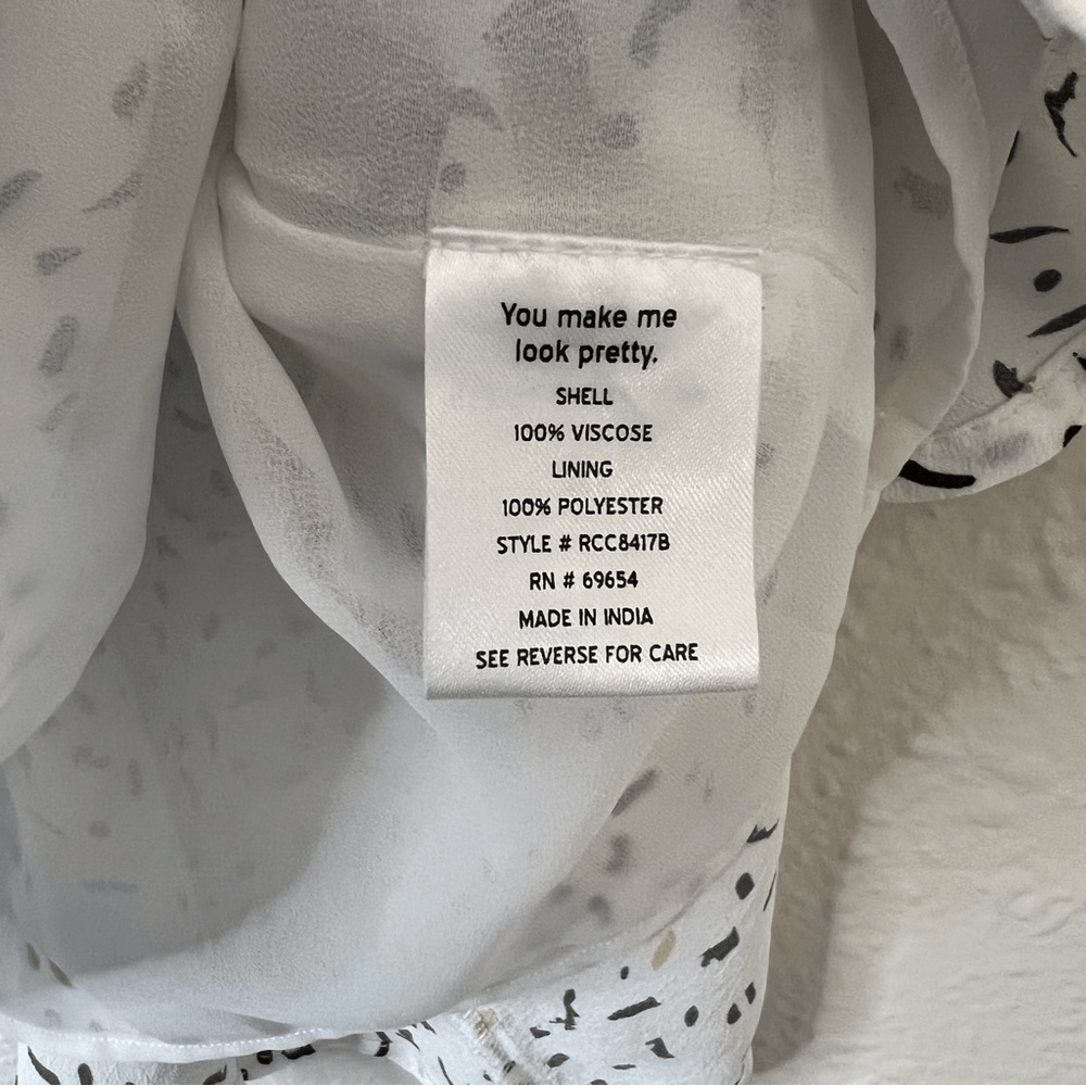 Rahi Stila Confetti Print Sweetheart Mini Dress Size XS