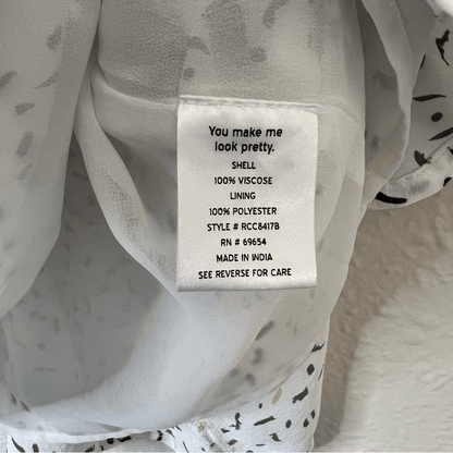 Rahi Stila Confetti Print Sweetheart Mini Dress Size XS