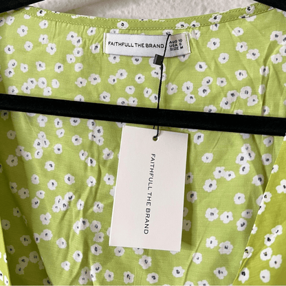 Faithfull the Brand Tianna Top Tiare Floral Print NEW Size Medium