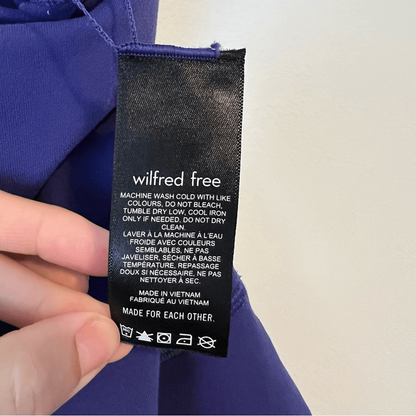 Aritzia Wilfred Free DIVINITY Romper in Purple Size XS
