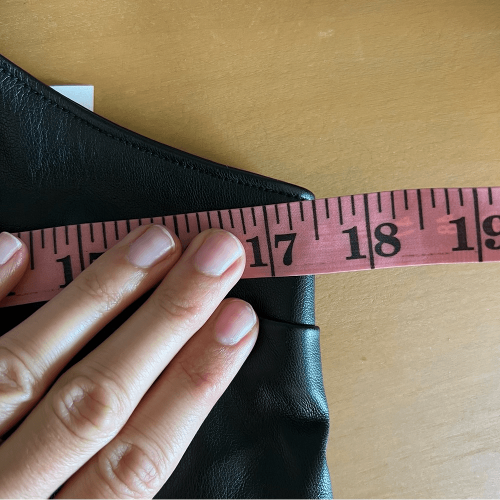 Abercrombie & Fitch Faux Leather Black Mini Dress NEW Size Medium Tall