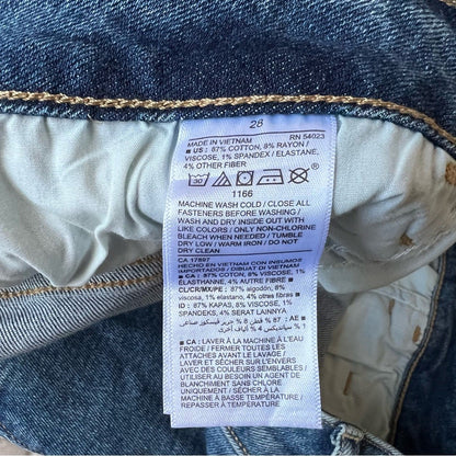 Old Navy Mid-Rise Rockstar Super-Skinny Distressed Jeans NEW Plus Size 28