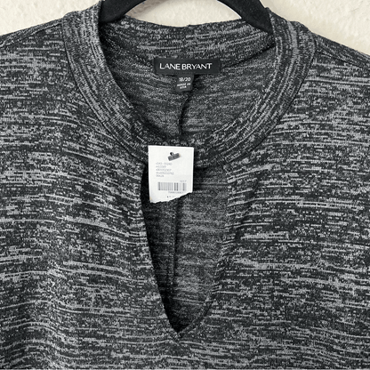 Lane Bryant Keyhole Neckline Long Sleeve Mini Dress NEW Size 18/20