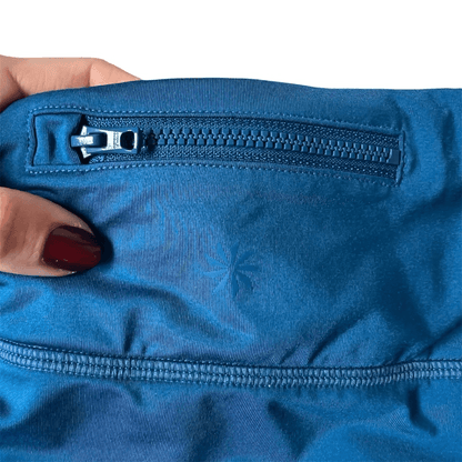 Athleta Tidal Swim Skirt in Blue Size Small