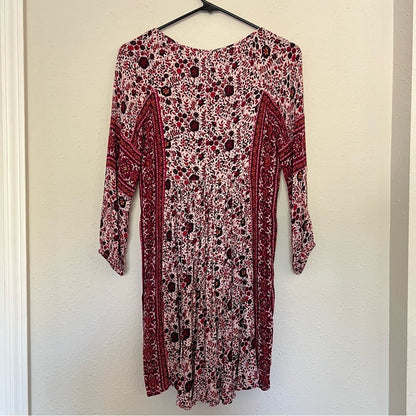 American Eagle Outfitters Boho Floral Pattern Mini Shift Dress