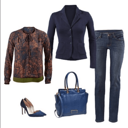 Cabi Animal Print Long Sleeve Blouse Size Small