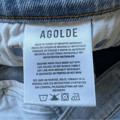 Agolde Sophie Skinny Jeans Size Size 27 Light Wash