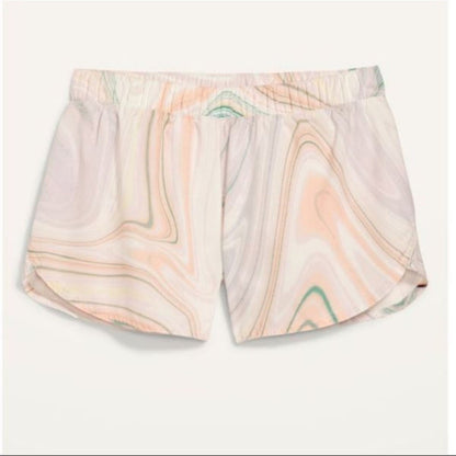 Old Navy Mid-Rise StretchTech Dolphin-Hem Running Athletic Shorts NEW Size Large