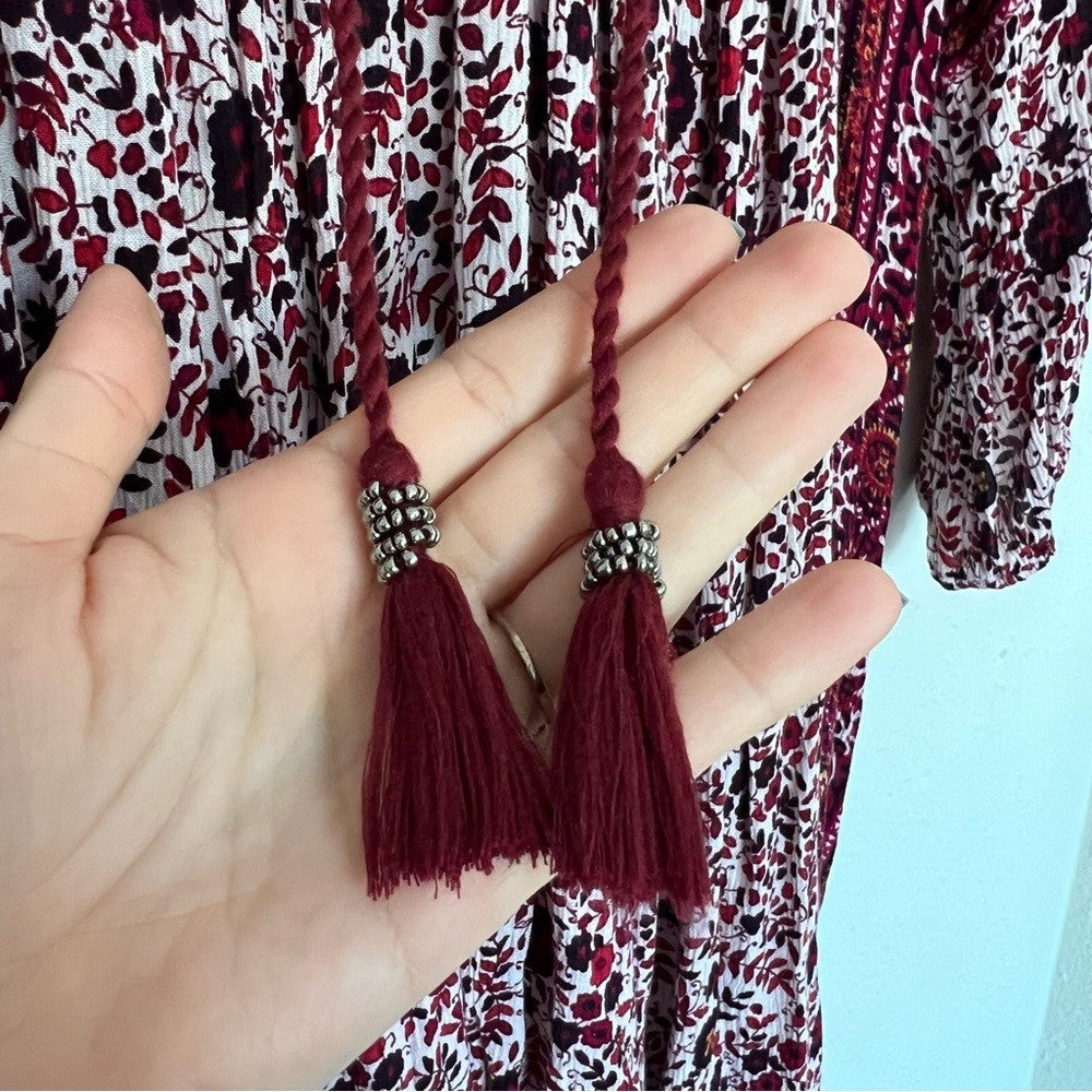 American Eagle Outfitters Boho Floral Pattern Mini Shift Dress