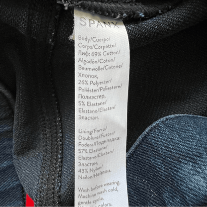 Spanx Jeanish Dark Wash Ankle Leggings Size Small