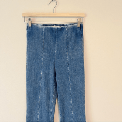 Good American Soft Sculpt Pull-On Extreme Flare Jeans Size XS