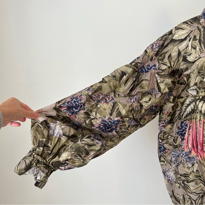 Los Angeles Atelier & Other Stories Voluminous Frilled Blouse Large Linen