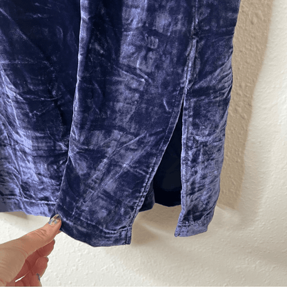 Anthropologie Shania Velvet Slip Mini Dress Size Small