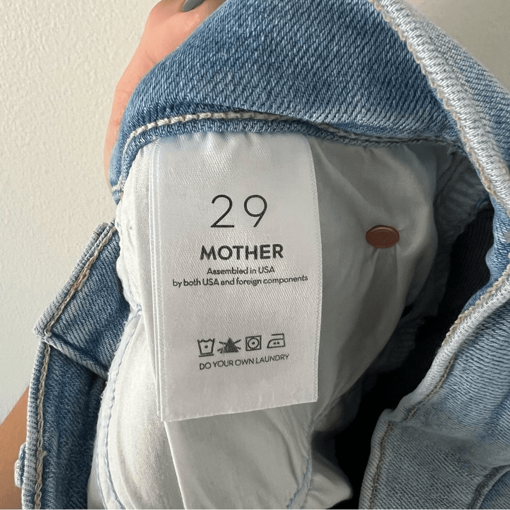 MOTHER The Mid Rise Dazzler Ankle Jeans Size 29 Limited Edition