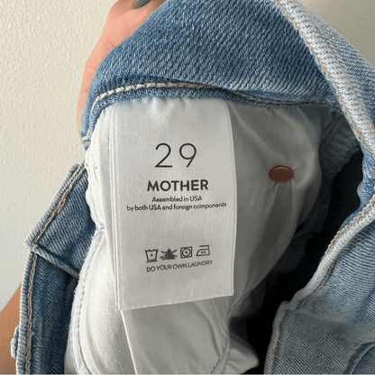 MOTHER The Mid Rise Dazzler Ankle Jeans Size 29 Limited Edition