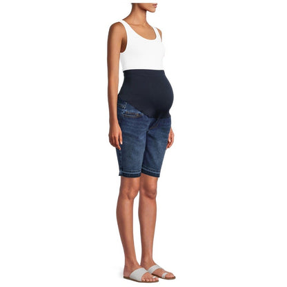 Maternity Bermuda Medium Wash Jean Shorts NEW Size XXL
