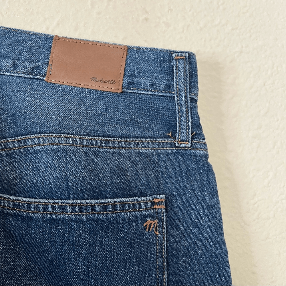 Madewell High Rise The Mom Jean NEW Size 34 Medium Wash