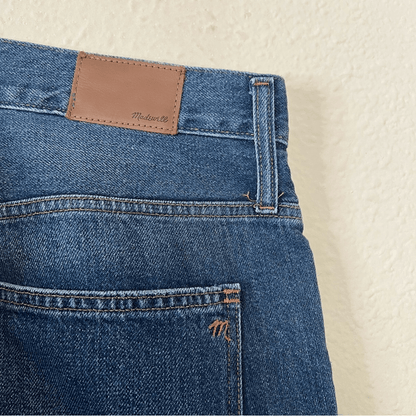 Madewell High Rise The Mom Jean NEW Size 34 Medium Wash