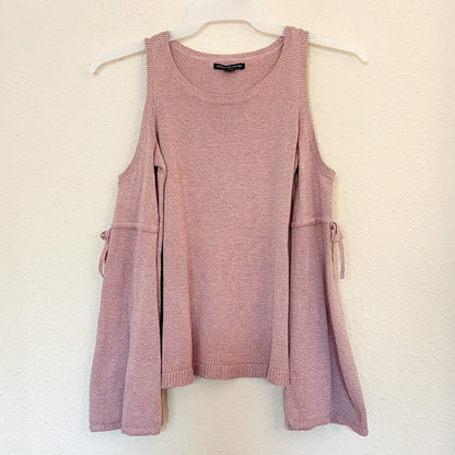 American Eagle Dusty Rose Open Shoulder Sweater Size XS