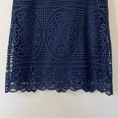 Lovers + Friends Caspian Mini Shift Dress Navy Blue Size XS