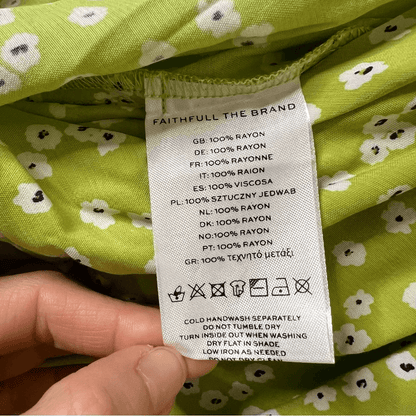 Faithfull the Brand Tianna Top Tiare Floral Print NEW Size Medium