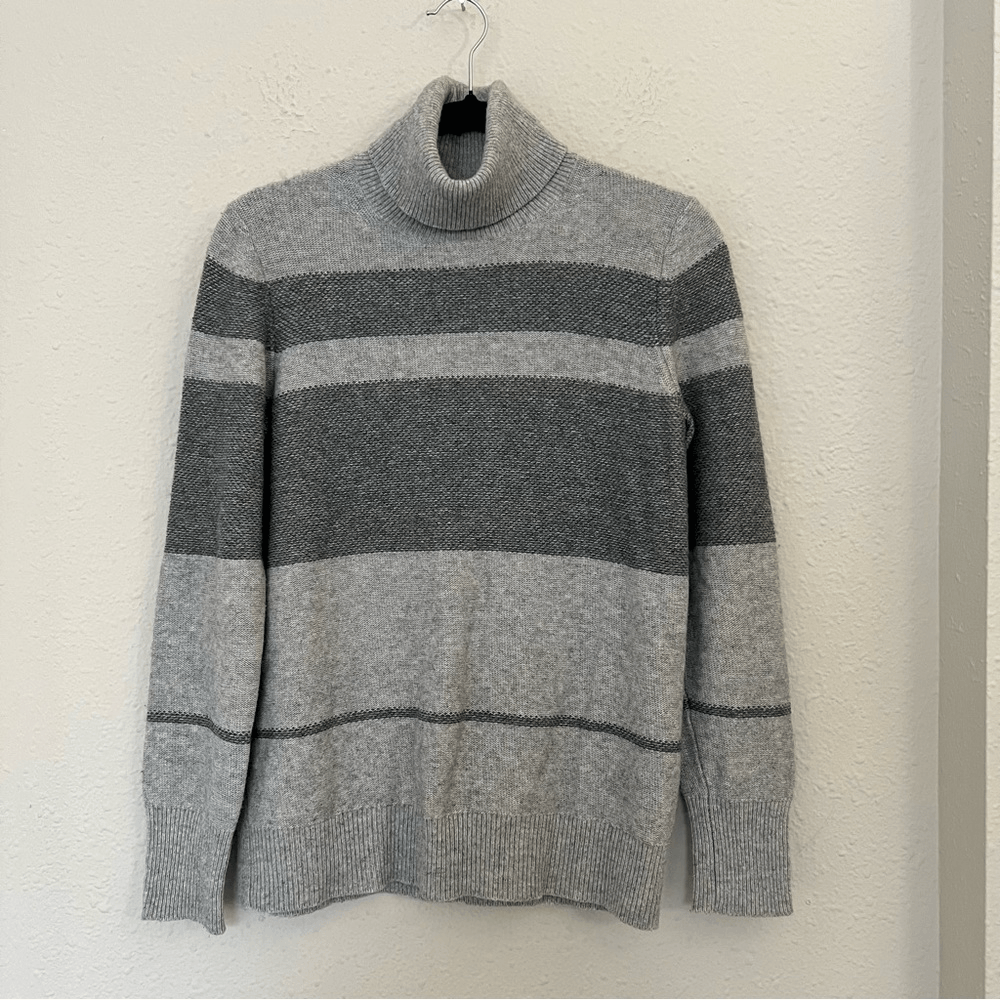 Banana Republic Flipucci Italian Yarn Merino Wool Cashmere Turtleneck Sweater M