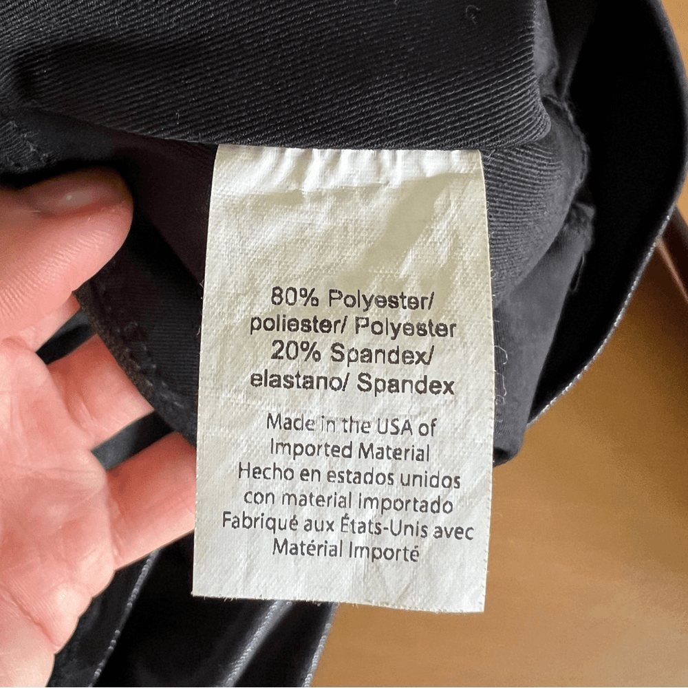 Beyond Yoga Black Shine Faux Leather High Waisted Legging Size Small