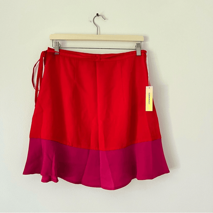 Summersalt The Short Beach to Brunch Coverup Wrap Skirt NEW Size Large Pink