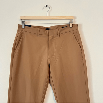 J. Crew Thompson Tapered Tech Chino Pants in Tan NEW Size 30x30