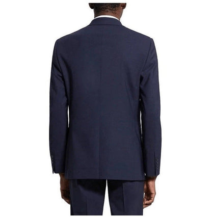 Theory Men's XYLO NP OSTRO Blazer Navy Blue 100% Wool 2 Button Classic 40R