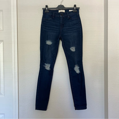PacSun Distressed Super Stretch Dark Wash Jegging Jeans Size 25
