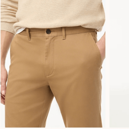 J. Crew Thompson Tapered Tech Chino Pants in Tan NEW Size 30x30
