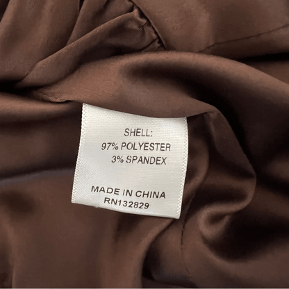 REVOLVE Majorelle Waldorf Top Chocolate Brown Size Small