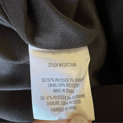 Anthropologie Eva Franco Strapless Peplum Mini Dress in Black NEW Size 8