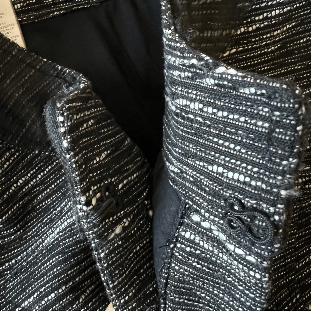 Chico’s Wool Blend Textured Blazer Jacket Size 1 / M(8)