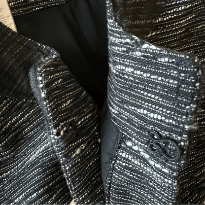 Chico’s Wool Blend Textured Blazer Jacket Size 1 / M(8)