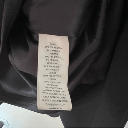 Vince Camuto Black Ruffle Tulip Sleeve Mini Shift Dress NEW Plus Size 20W