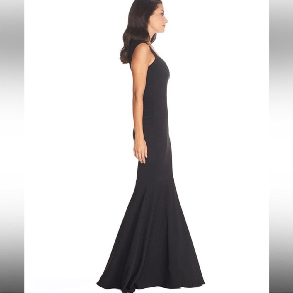 Dress the Population Minerva Black Mermaid Gown Maxi Dress NEW Size Small