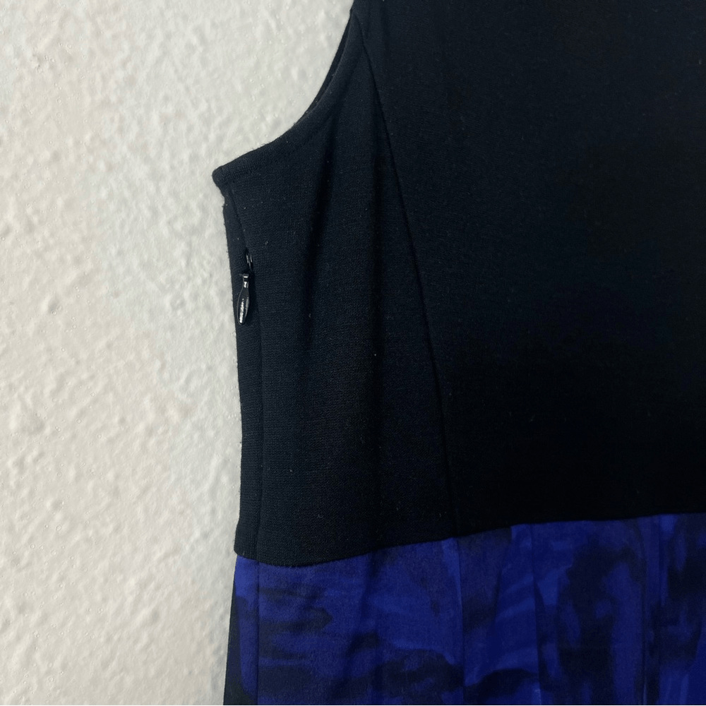 Theory Sleeveless Sheath Dress Size 8 Yeneth Brushstroke