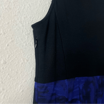 Theory Sleeveless Sheath Dress Size 8 Yeneth Brushstroke