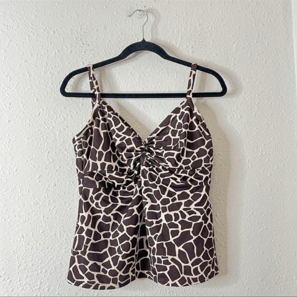 Miraclesuit Tankini Swim Top Size 16