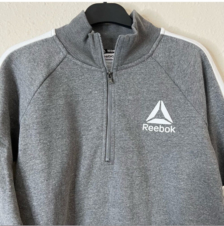 Reebok Turtleneck Half Zip Fleece Sweatshirt NEW Size Large