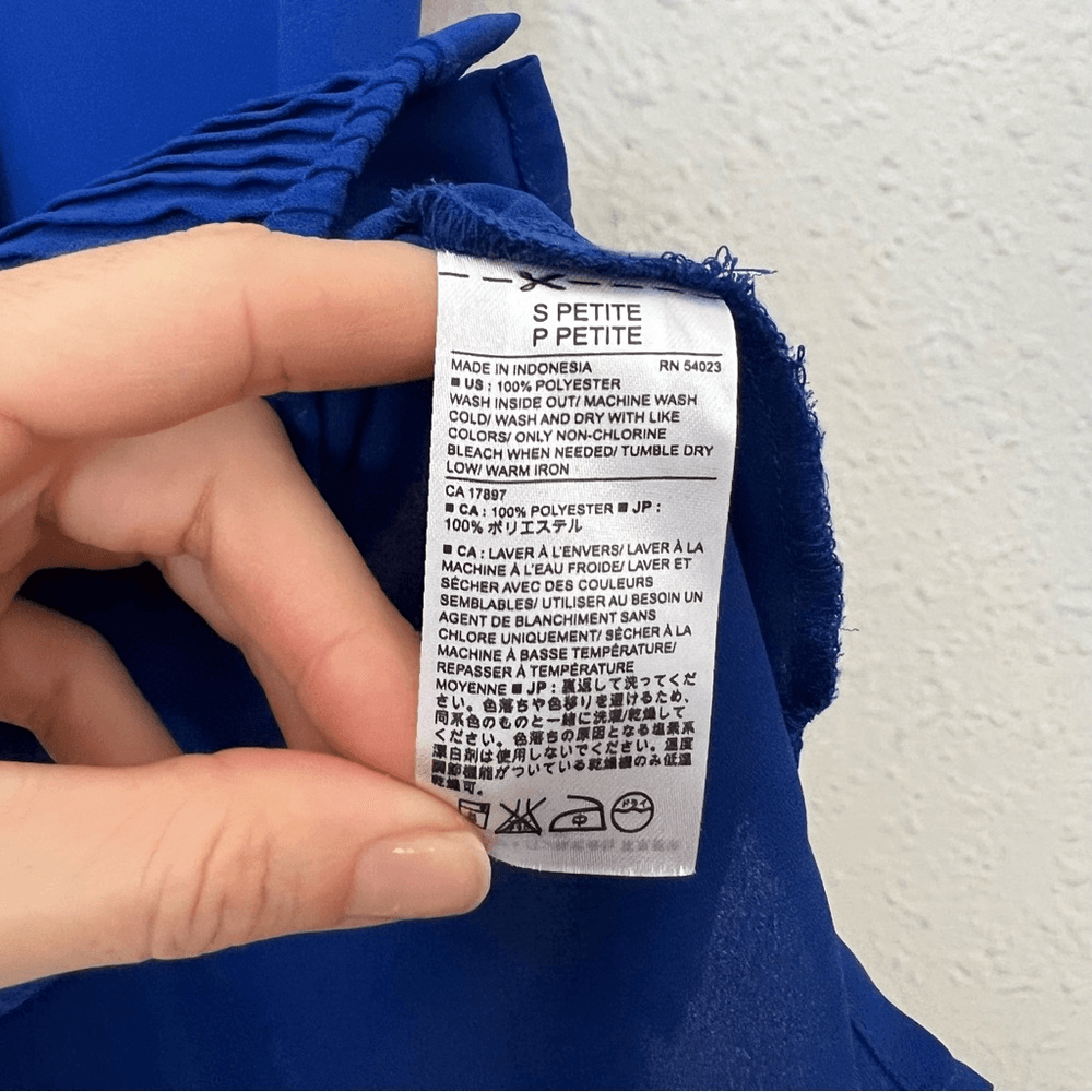 Banana Republic Short Sleeve Button Up Blouse Size Small Petite