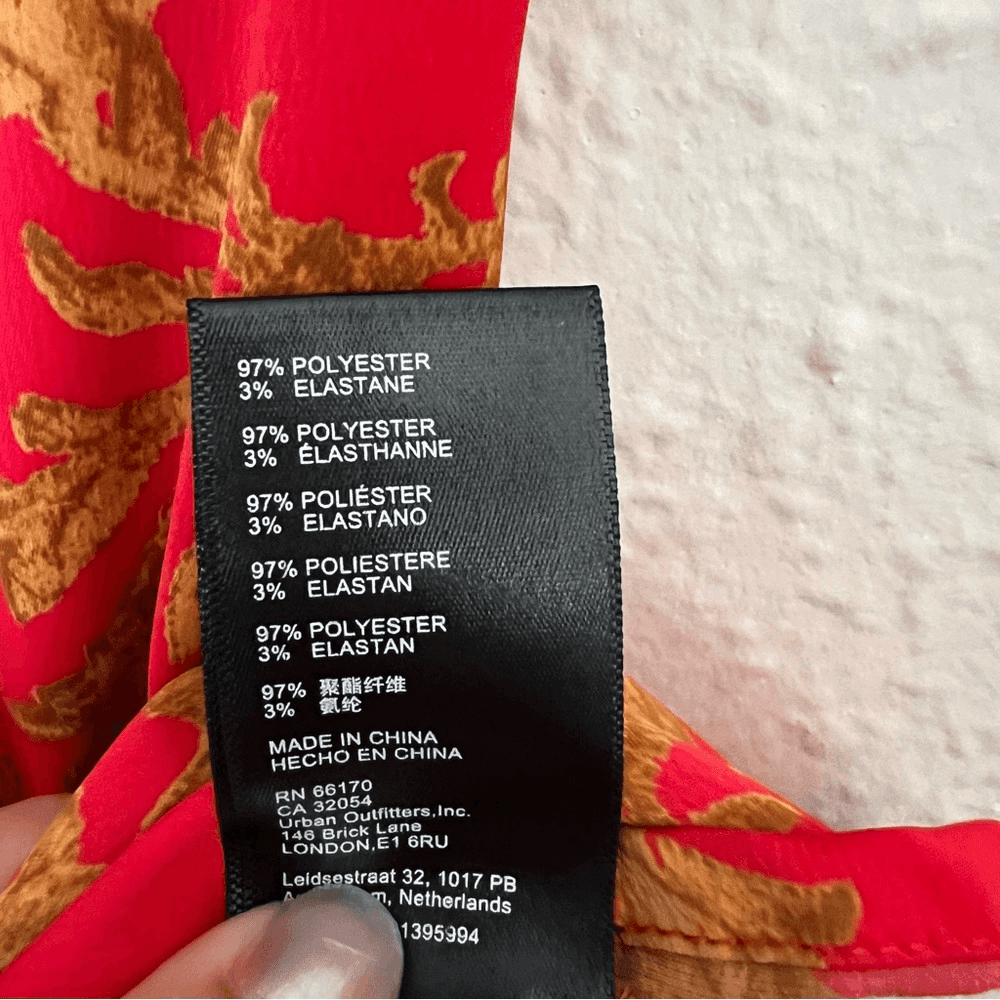 Urban Outfitters Orion Bustier Floral Mini Dress Size XS