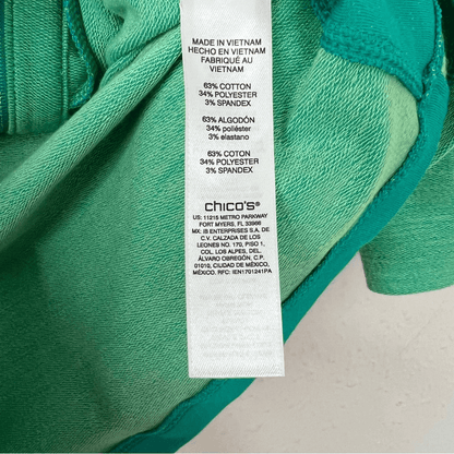 Chico's Weekends Color Twist Zip-Front Jacket